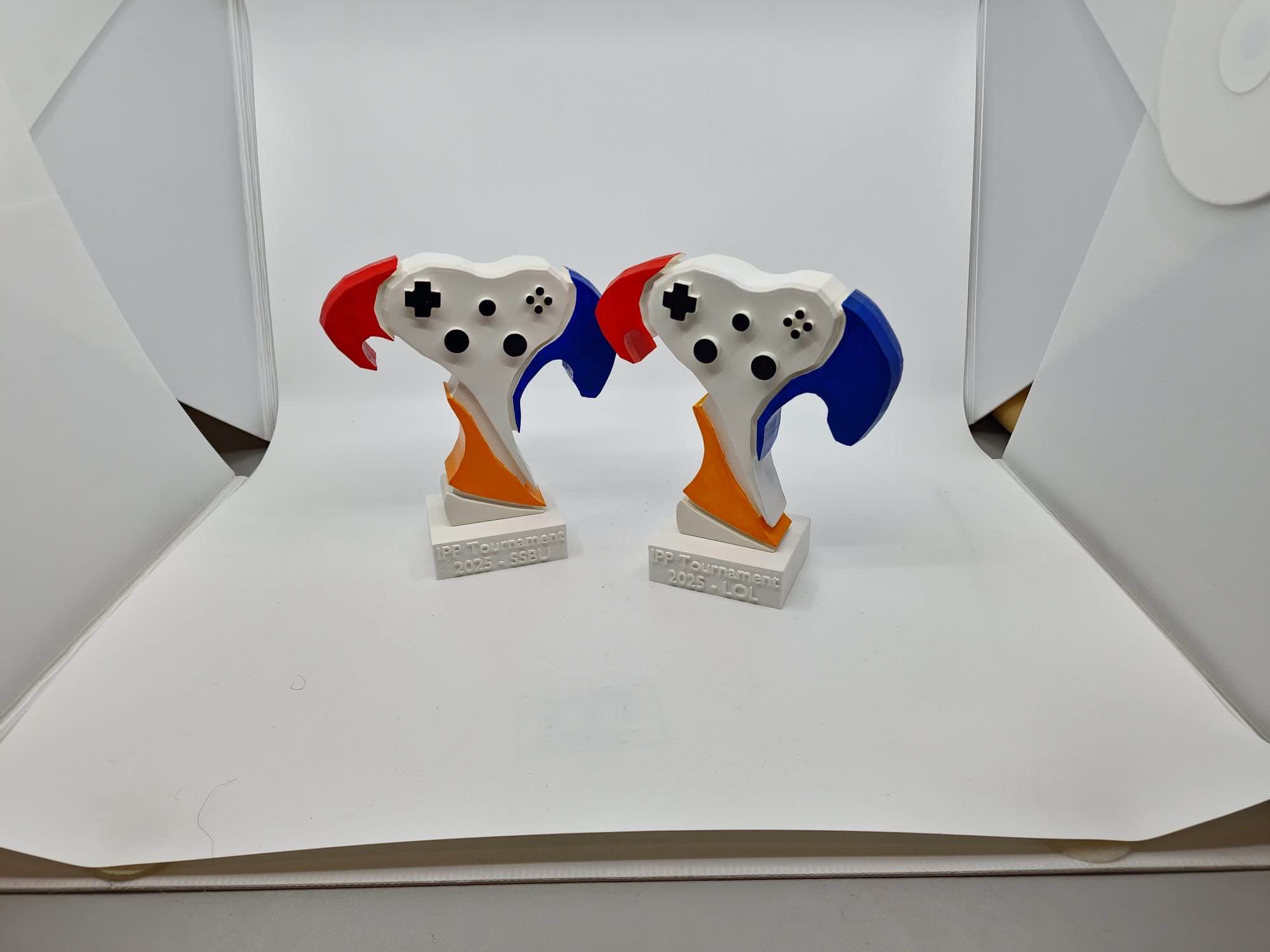 A photo of the trophies